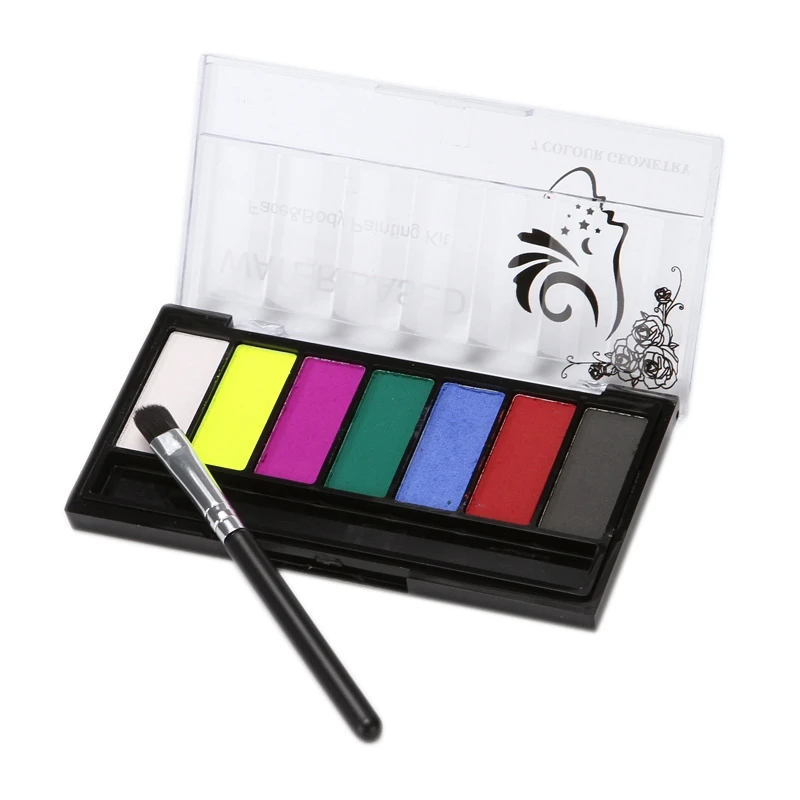 Фестиваль World Cup краска для тела клоун Хэллоуин макияж лица 7 цветов лица| |