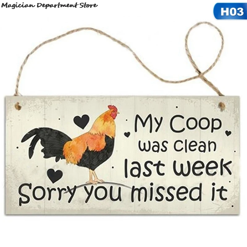 

For Chicken Wooden Sign Friendship Sign Best Friend Plaque Gift Shabby Heart & Thank You Hanging Gift Plaque Pendant Tags Decor