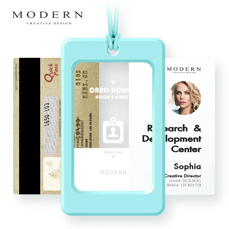 2 в 1 держатель для кредитных карт с силиконовым ремешком | Багаж и сумки