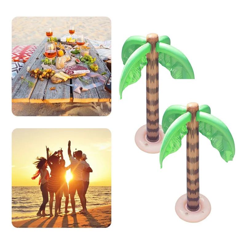 2 шт. надувной пальмовое дерево Гавайская тропическая бассейн пляж Кактус