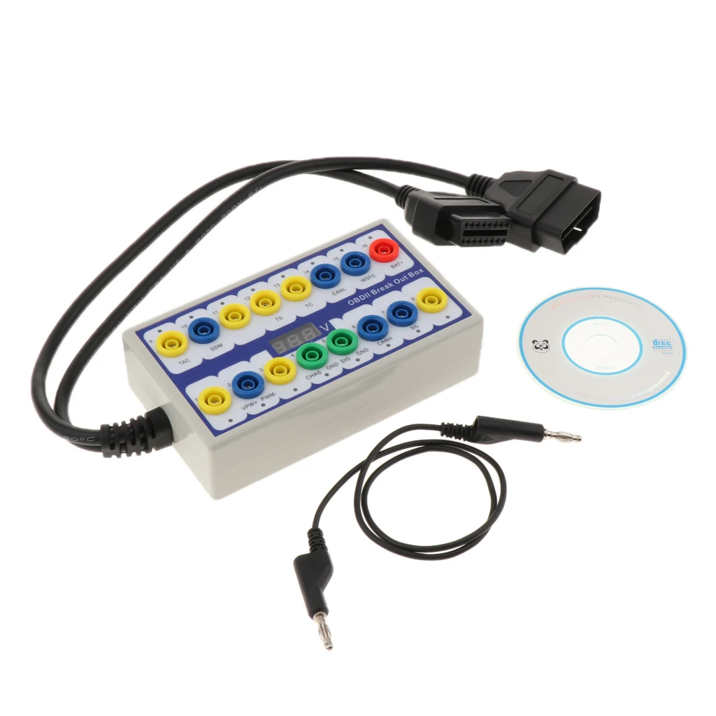 

OBD2 Break out Box Car CAN Test Fault Diagnose Tool Electrical Scanner