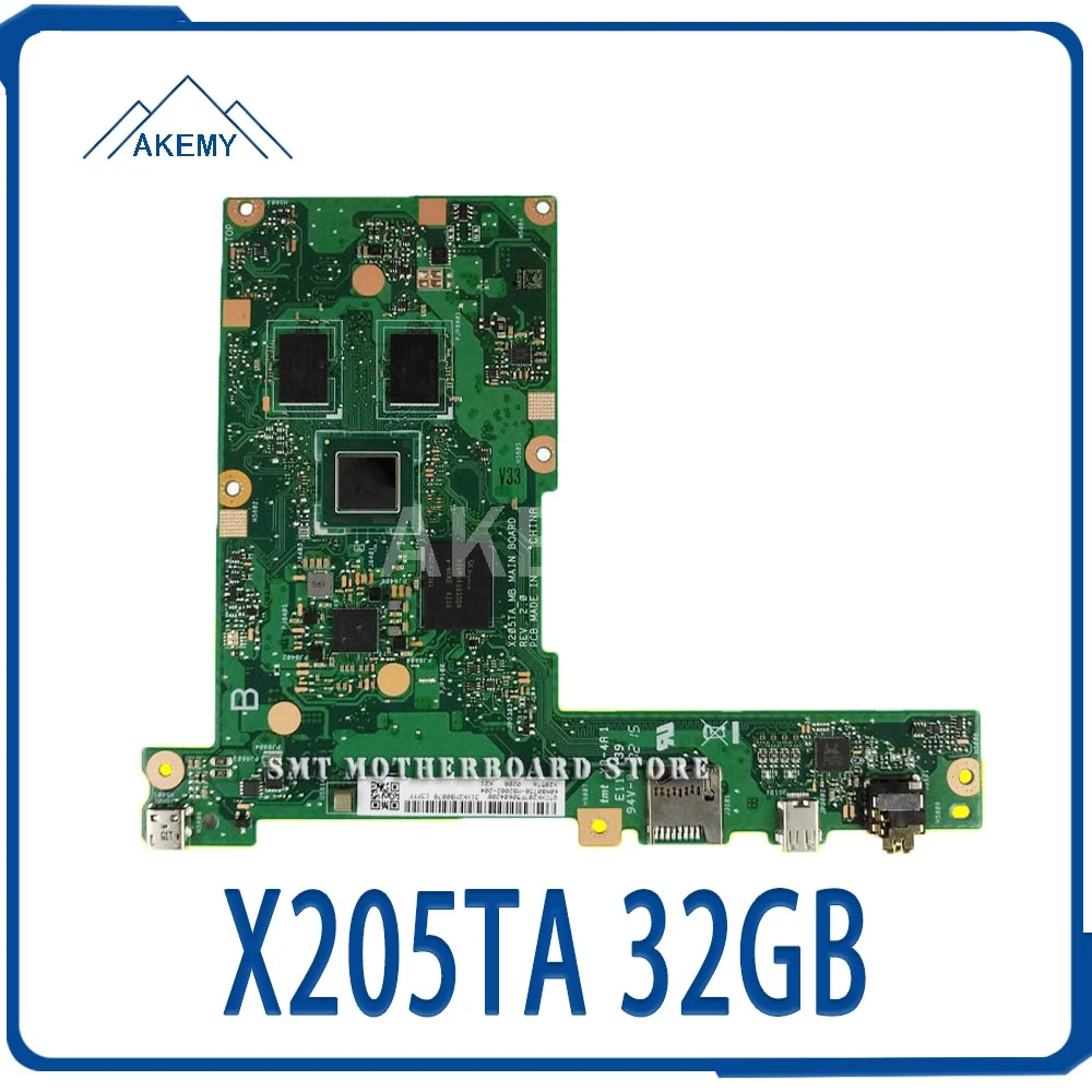 X205TA материнская плата для ноутбука For Asus X205TAW X205T X205 тесты оригинальная 32