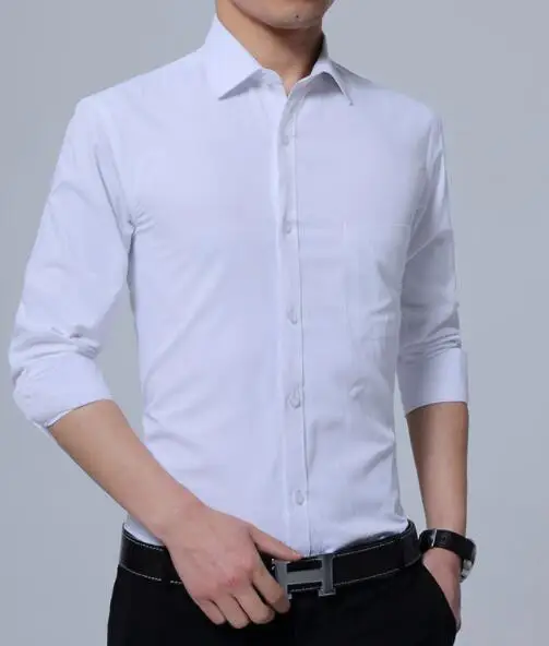 

Free ShippingShirts for autumn/winter new men's casual long sleeves, fleece and thick shirt