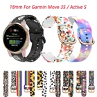 Ремешок сменный силиконовый для смарт-часов Xiaomi Mi, браслет для Garmin Vivomove 3SMove 3SActive S, аксессуары