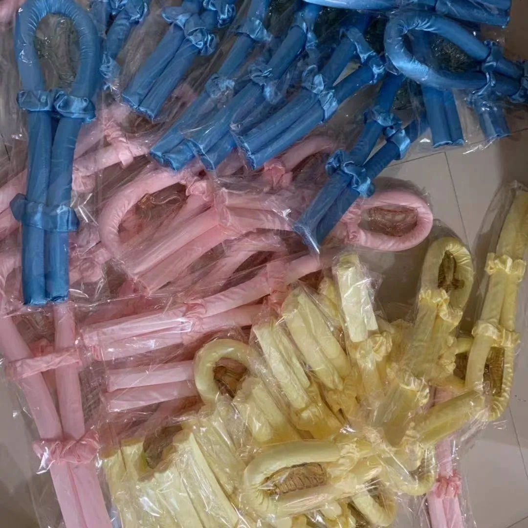 

Heatless Curling Rod Headband No Heat Curls Ribbon Hair Rollers Sleeping Soft Headband Hair Curlers DIY Hair Styling Tools