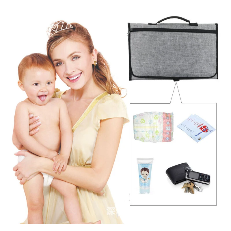 Waterproof baby Changing Pads sheet portable diaper changing mat travel table Station Kit Diaper Clutch care products | Мать и ребенок