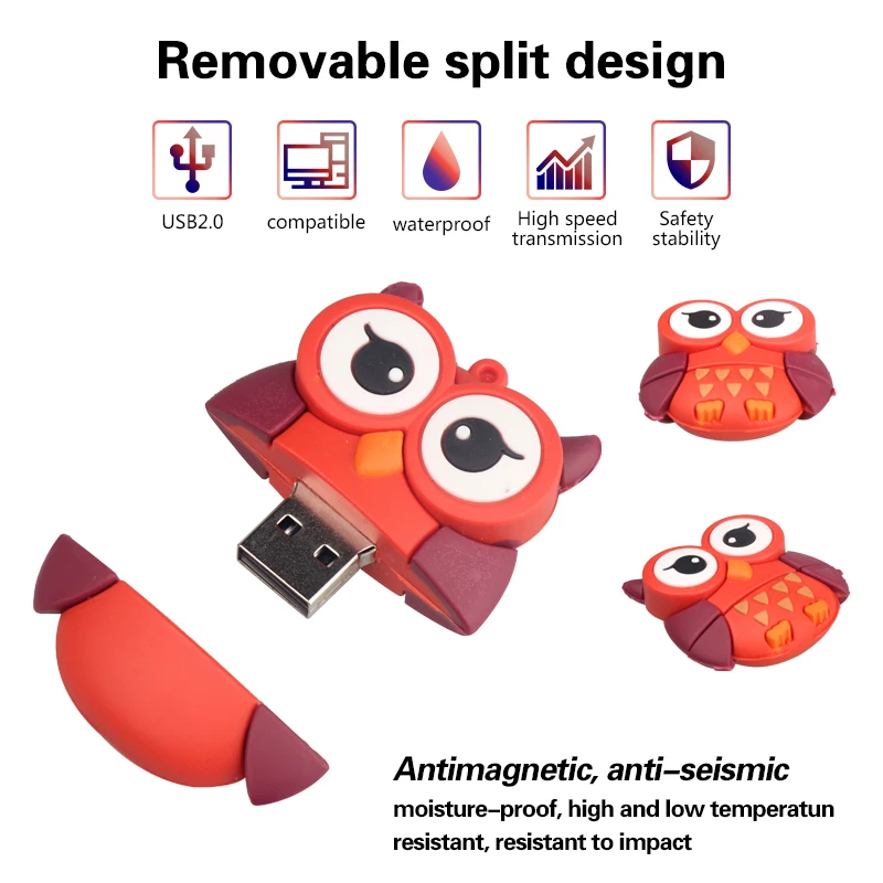 Usb Flash Drive Cartoon Animado Man Pendrive for PC 16g 32g 64g Pen Memory USB Stick U Disk Miniseas | Компьютеры и офис