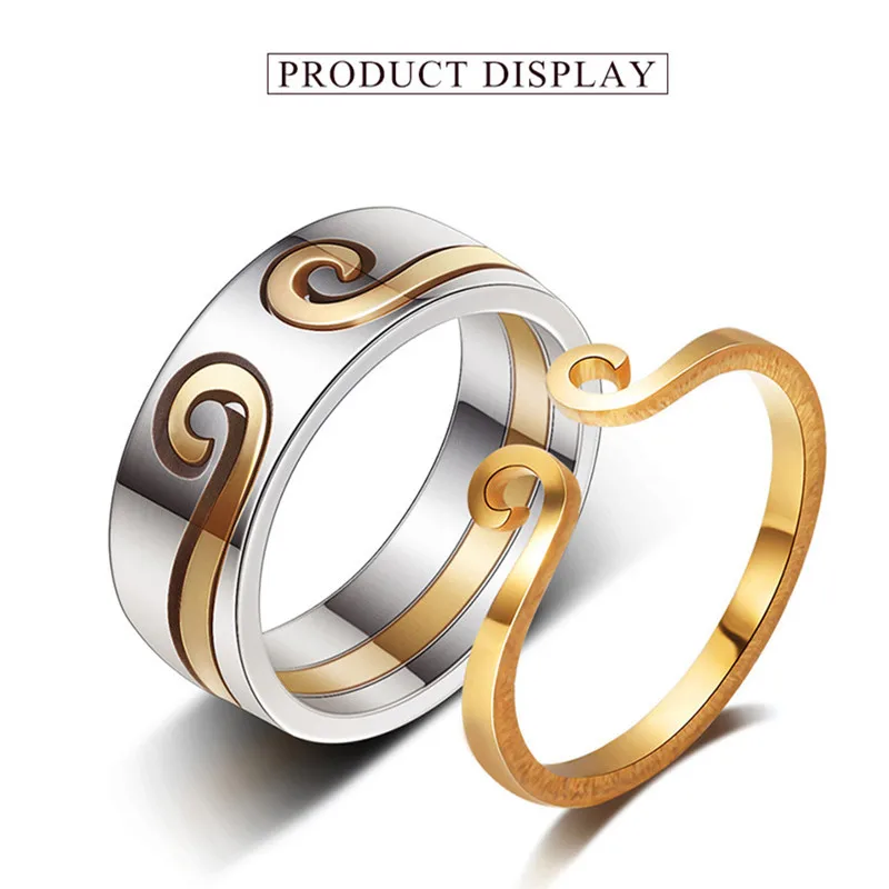 Женское двойное кольцо Обезьяна Король из нержавеющей стали|Кольца| |