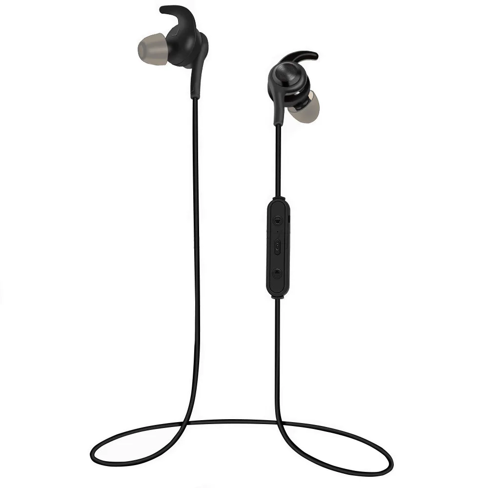 Беспроводные наушники FOOVDO Bluetooth V5.0 водонепроницаемые спортивные со встроенным