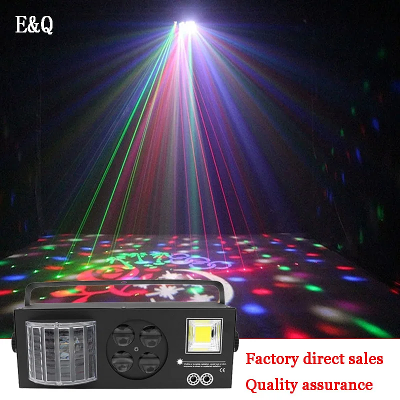 Dj Led Laser Strobe 4in1 DMX512 Stadium Effect Verlichting Goed Voor Disco Verjaardag Partijen Bruiloft/Kerst Decoratie Clubs En