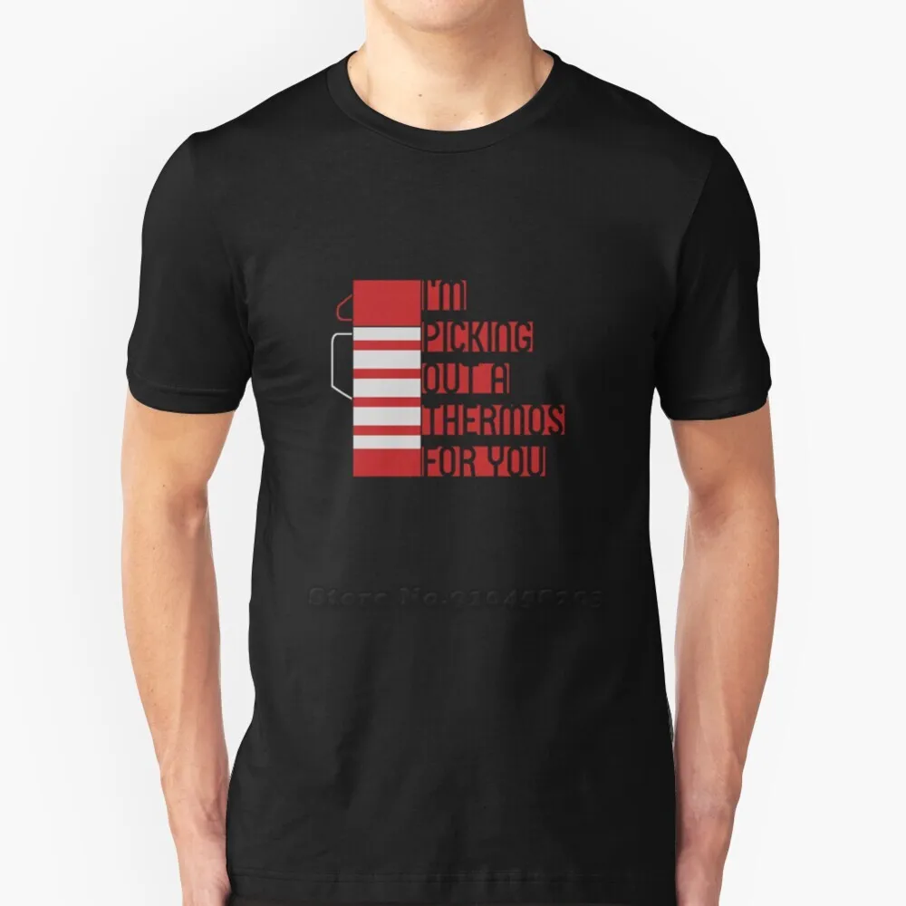 Я выбираю термос для вас футболки из чистого хлопка футболка с круглым вырезом