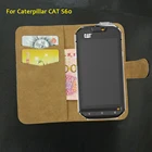6 Цвета Caterpillar CAT S60 чехол Кожаный чехол-книжка в винтажном стиле Роскошные мульти-Функция Caterpillar CAT S60 чехол с Отделом для карт для телефона