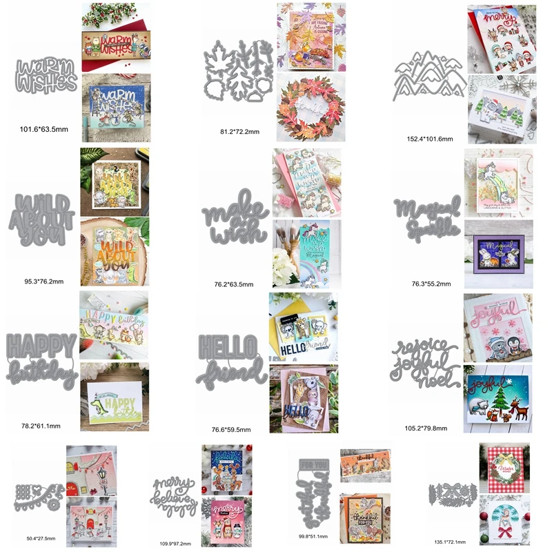 Алфавит с надписью Hello Birthday|Вырубные штампы| |