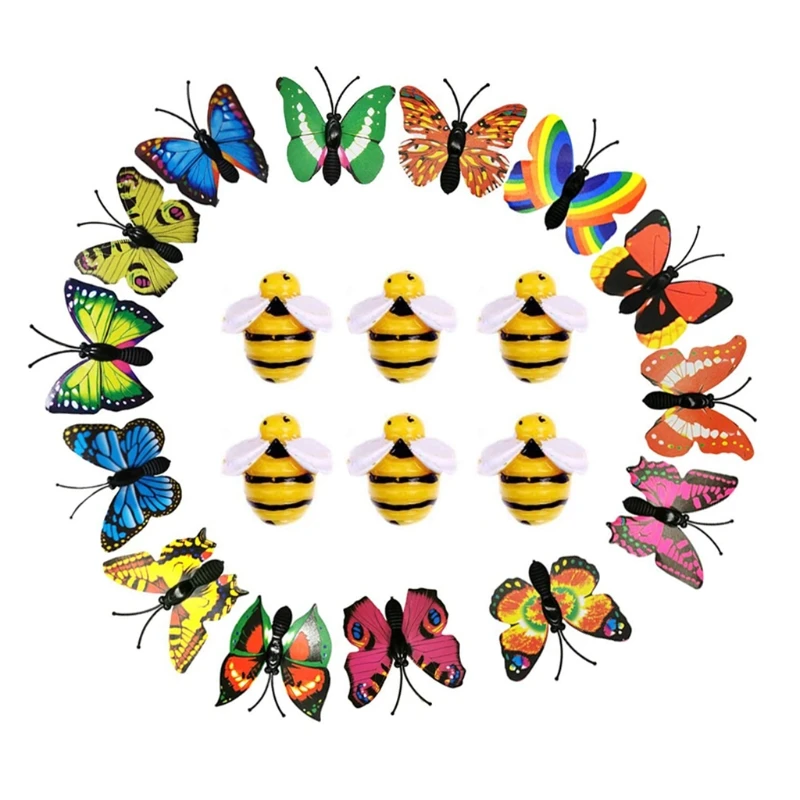 

40pcs Cute Colorful Butterfly Pushpin Thumb Tacks Steel Push Pins for Cork Board
