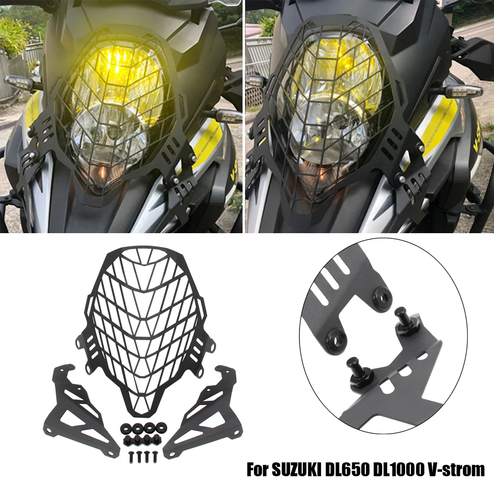 Для SUZUKI DL650 DL1000 V strom DL 650 1000 Vstrom 2017 2018 2019 2020 защита фар объектива Крышка с