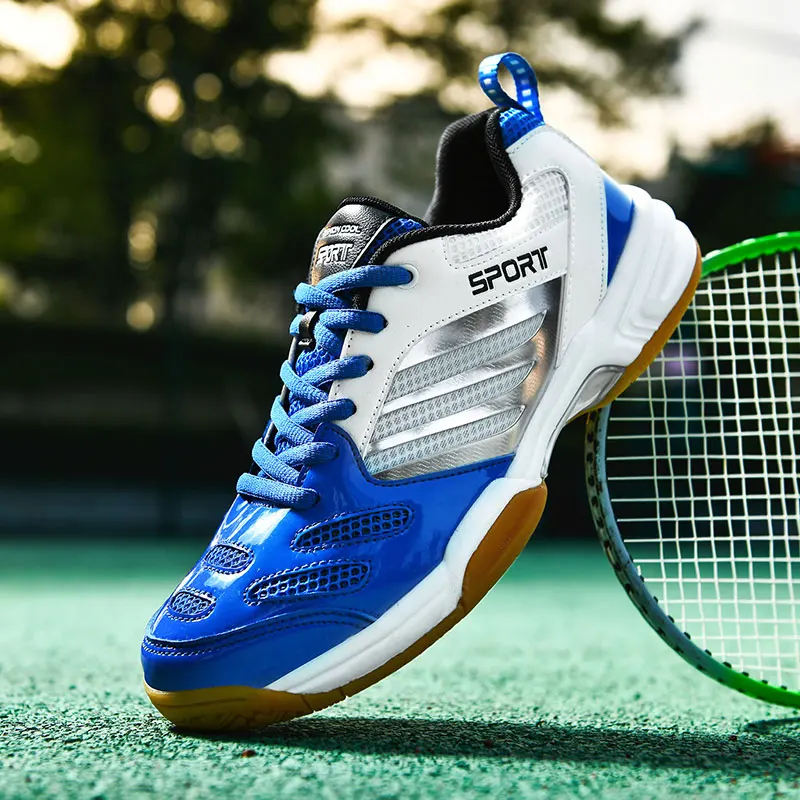 

Professional Tennis Shoes Men Sport Running Shoes 2020 Badminton Trainers High Quality Walking Sneakers Big Size 48 Men's Shoes