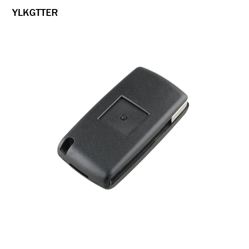 YLKGTTER 2 кнопки дистанционного управления FSK ключ Костюм для peugeot 207 208 307 308 408 партнер с CE0536 модель HU83/VA2 лезвие ID46/PCF7961Chip