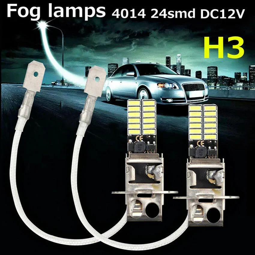 

6500K Anti-Fog Lights Daytime running Lamp Driving 2pcs H1 Replacement