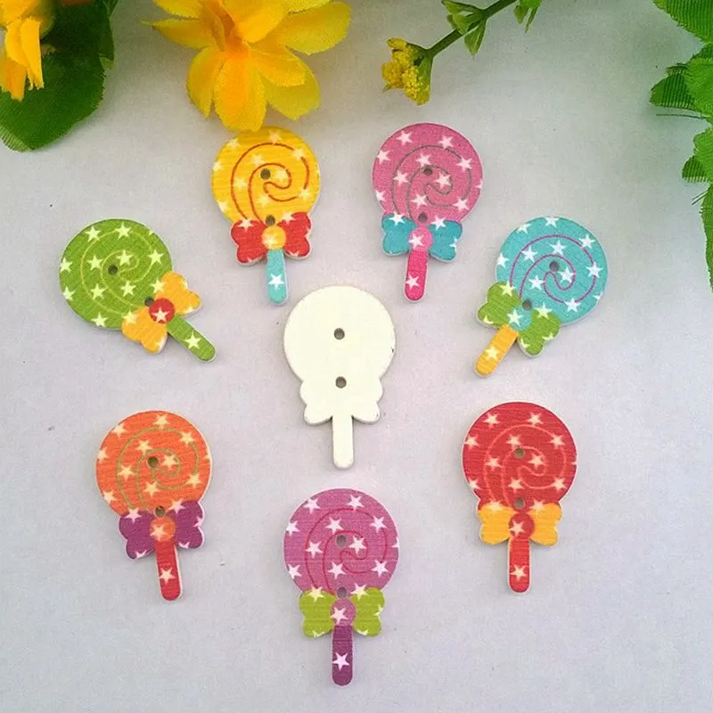 50 шт. деревянные пуговицы 20 х32 мм | Дом и сад