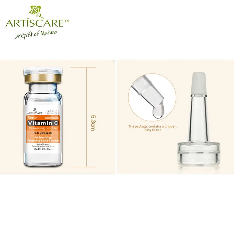 Сыворотка ARTISCARE с витамином C для ухода за лицом эссенция удаления пятен и