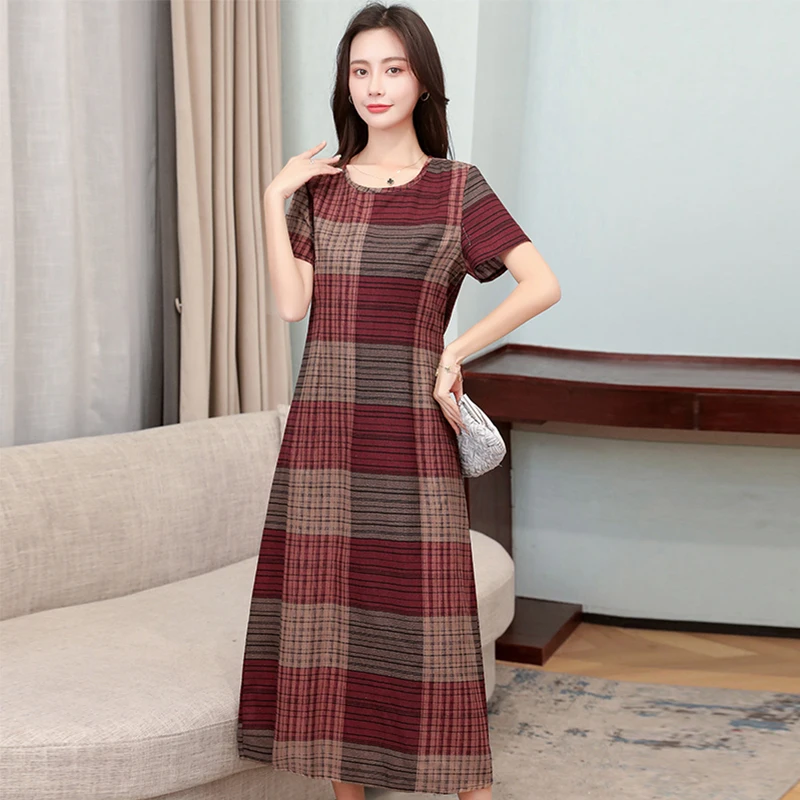Summer Dress 2020 Women Floral Print Thin Casual Loose Maxi Sundress Vestidos Plus Size | Женская одежда