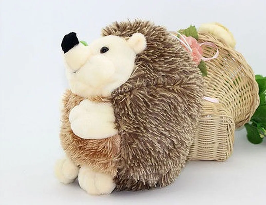 

Cute Soft 18cm Hedgehog Animal Doll Stuffed Plush Toy Gift Children Kid Home