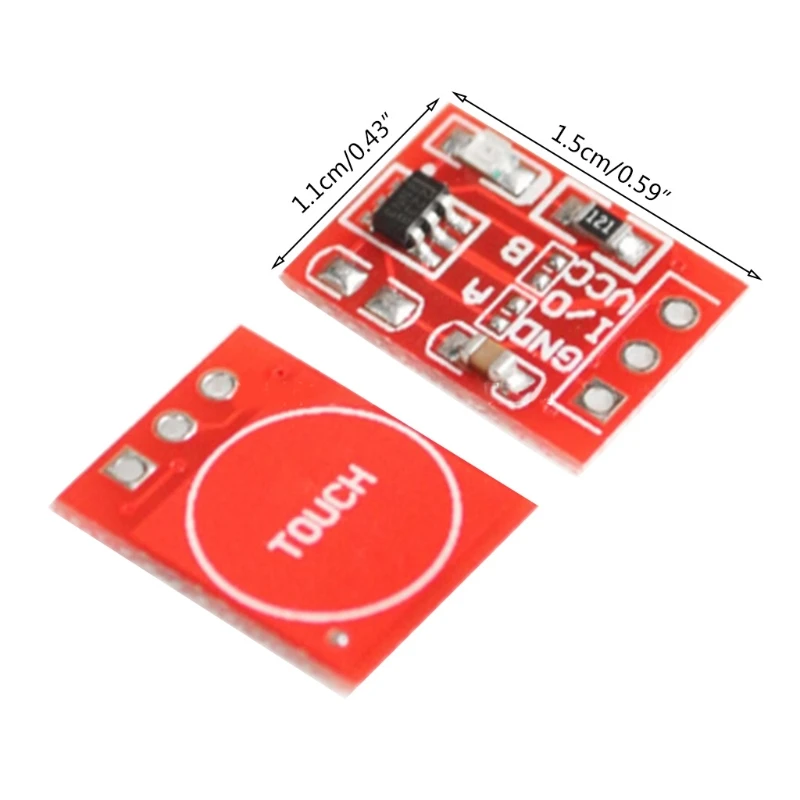 

10Pcs/Lot NEW TTP223 Touch Button Module Capacitor Type Single Channel Self Locking Touch Switch Sensor