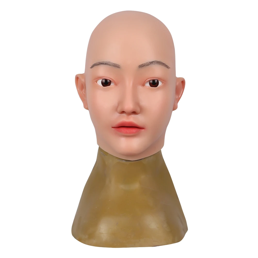 

NUSIAMA Realistic Sophia Silicone Full Head Masks Female Mask for Masquerade Halloween Face Mask For Crossdresser Transgender
