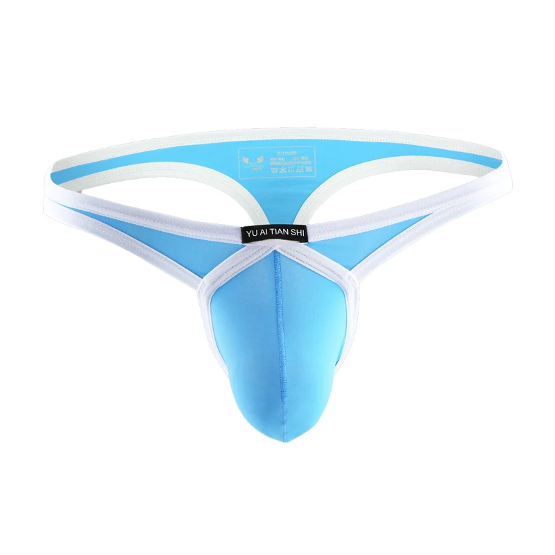 Для мужчин сексуальные стринги бикини нижнее белье t-обратно Мужской Бандаж
