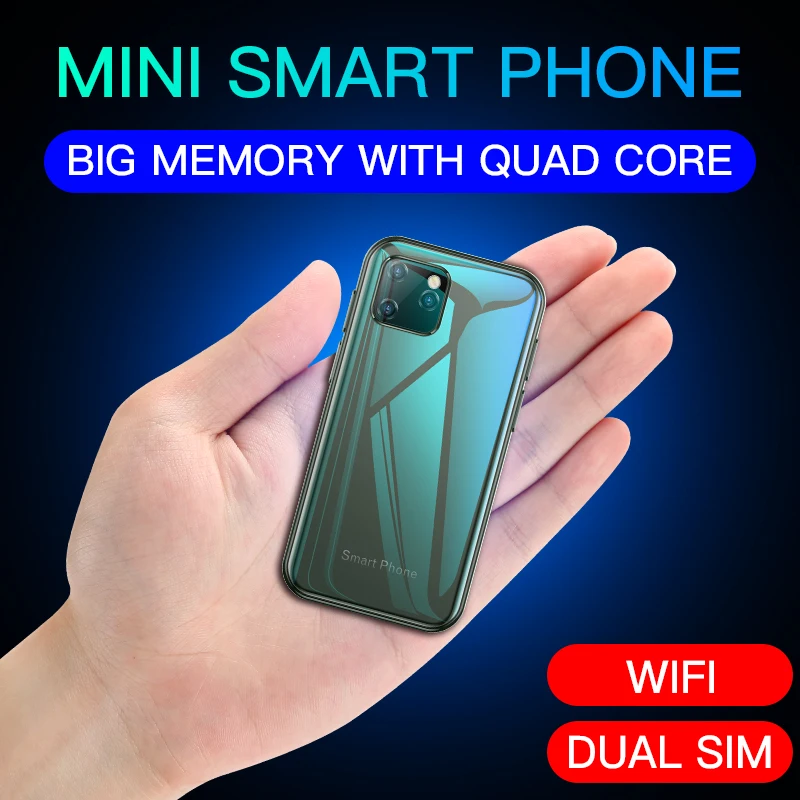 Мини-смартфон SOYES XS11 2 5 дюйма 3G 1 ГБ ОЗУ 8 Гб ПЗУ четырехъядерный процессор Google Play