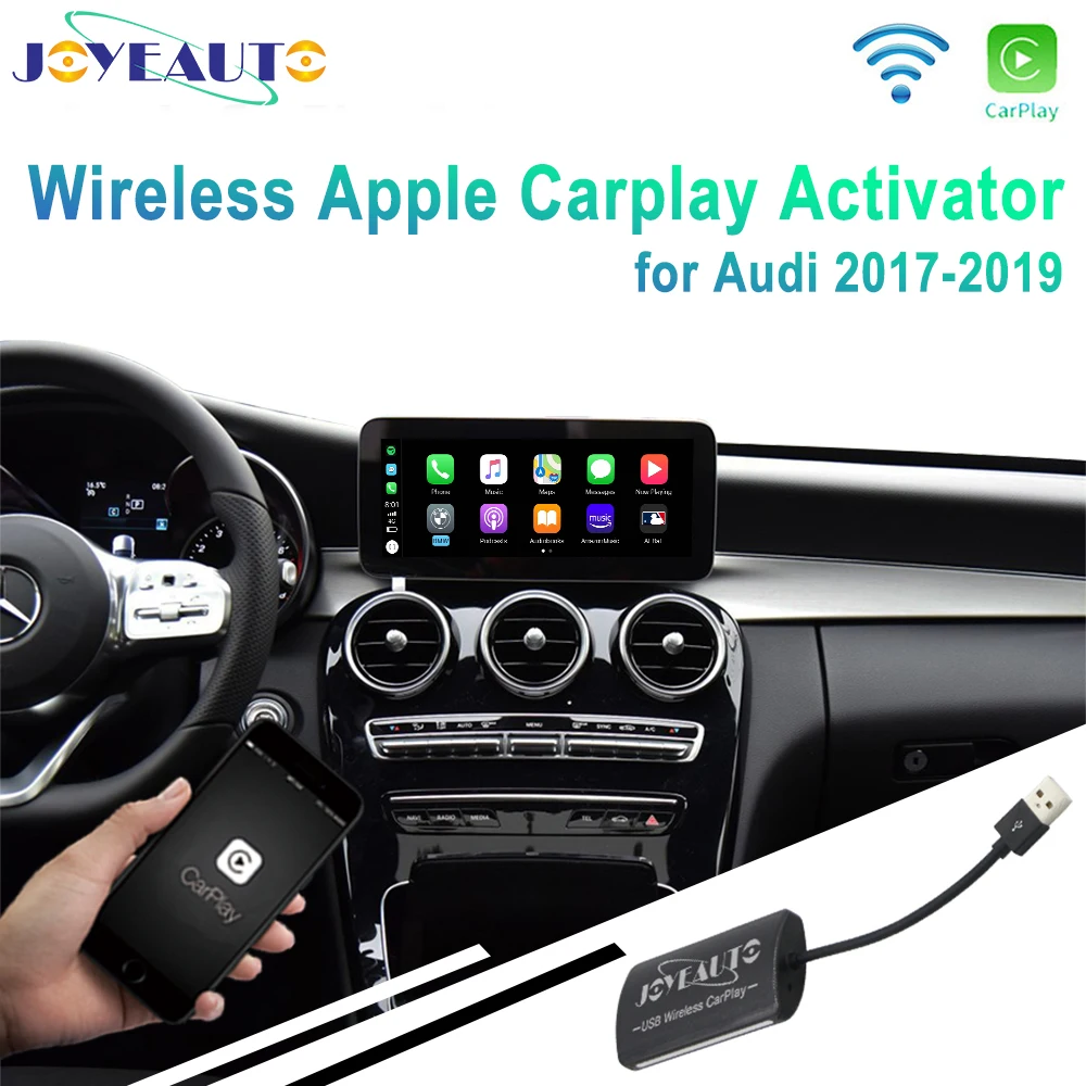 Joyeauto беспроводной Carplay Car Play USB активатор Android авто для Audi Q5 A3 A6 защитный Мини-ключ Android навигационный плеер адаптер