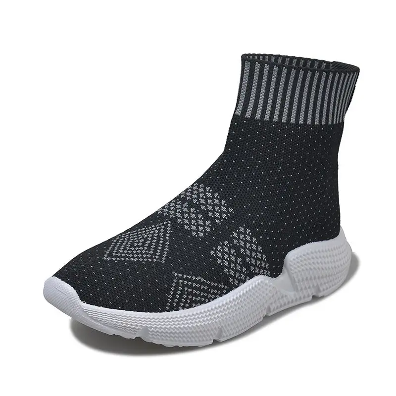 

Женские эластичные носки, повседневная обувь, дышащие высокие сетчатые женские туфли на платформе, повседневная обувь в римском стиле, женс...