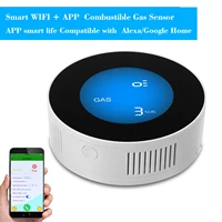 tuya wifi natural gas detector propane detector smart plug in gas leak sensor app remote monitor test with alexa