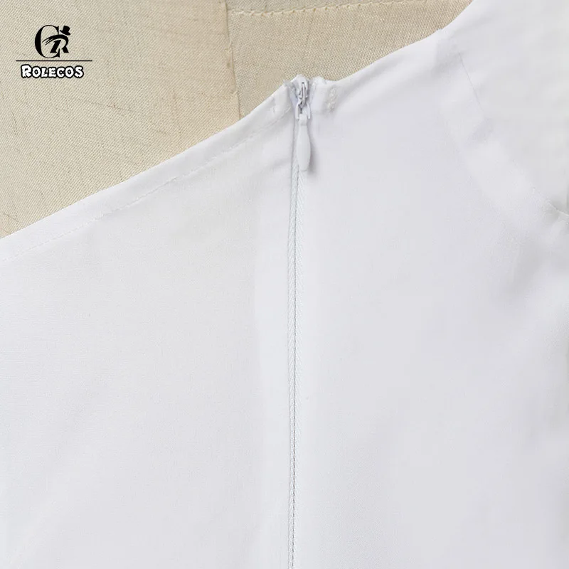 ROLECO аниме осторожно герой Косплей Ristarte косплей костюм белая синяя юбка