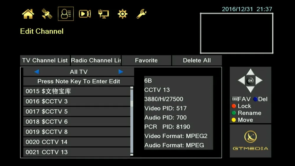 GTMedia V9 Супер Спутниковый ресивер bull-in WiFi с 1 год Испания Европа Cccam Full HD DVB-S2/S Freesat V9 Super Receptor