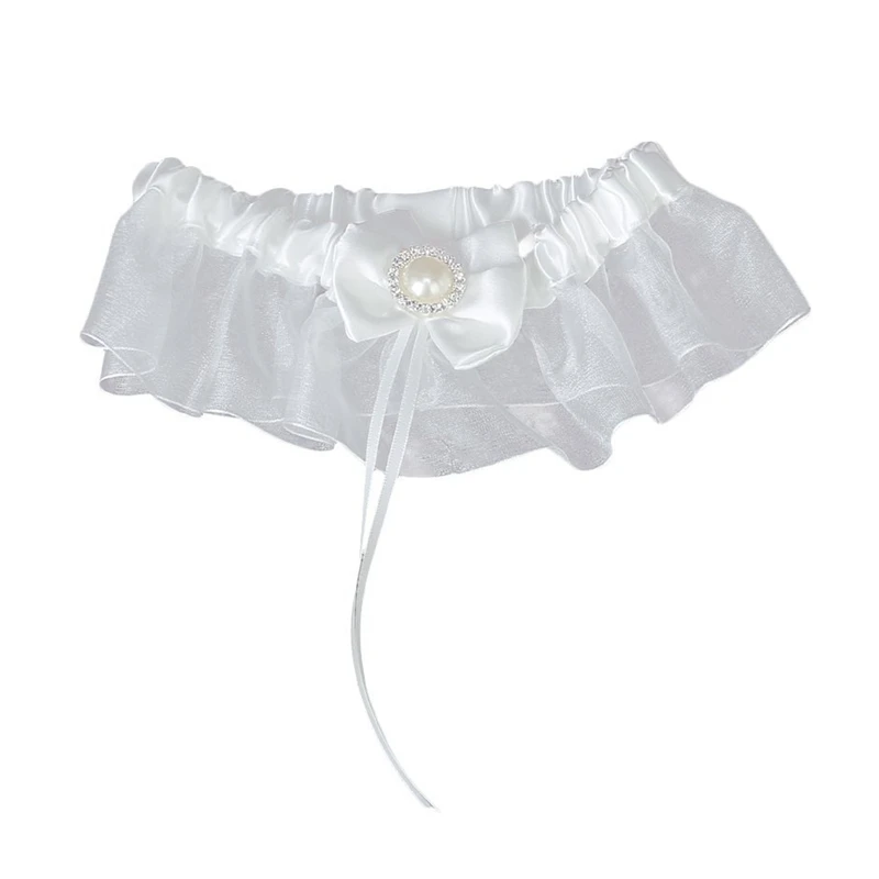 Новинка сексуальные свадебные Стразы для выпускного вечера с бантом подвязки