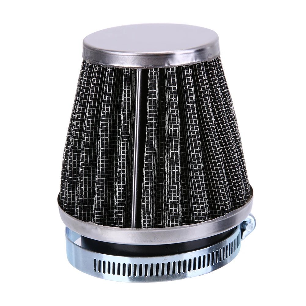 

39mm Motorcycle Air Filter Mushroom Head Filters 54mm 2 Layer Steel Net Filter Gauze Motorcycle Clamp-on Air Filter Cleaner New