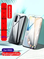 for vivo x70 pro screen protector iqoo 7 8pro plus hydrogel film x50pro x60 proplus nex 3s 360%c2%b0 quantum soft front back camera