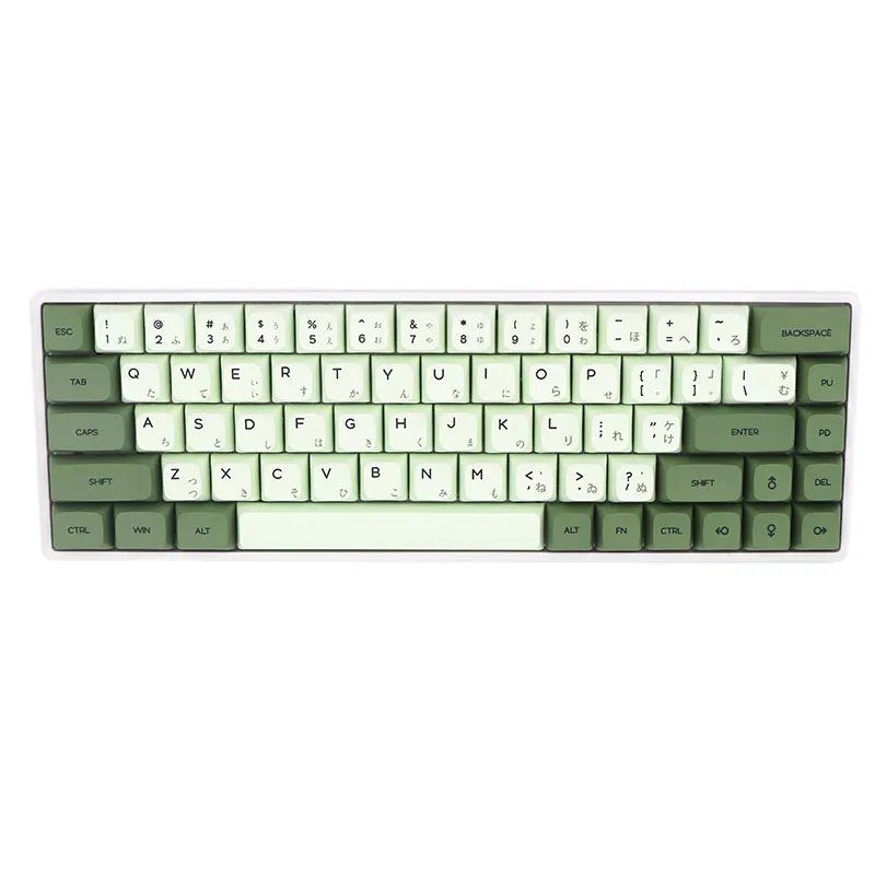 Keypro маття зеленый Ethermal краска сублимационные шрифты PBT keycap для проводной USB