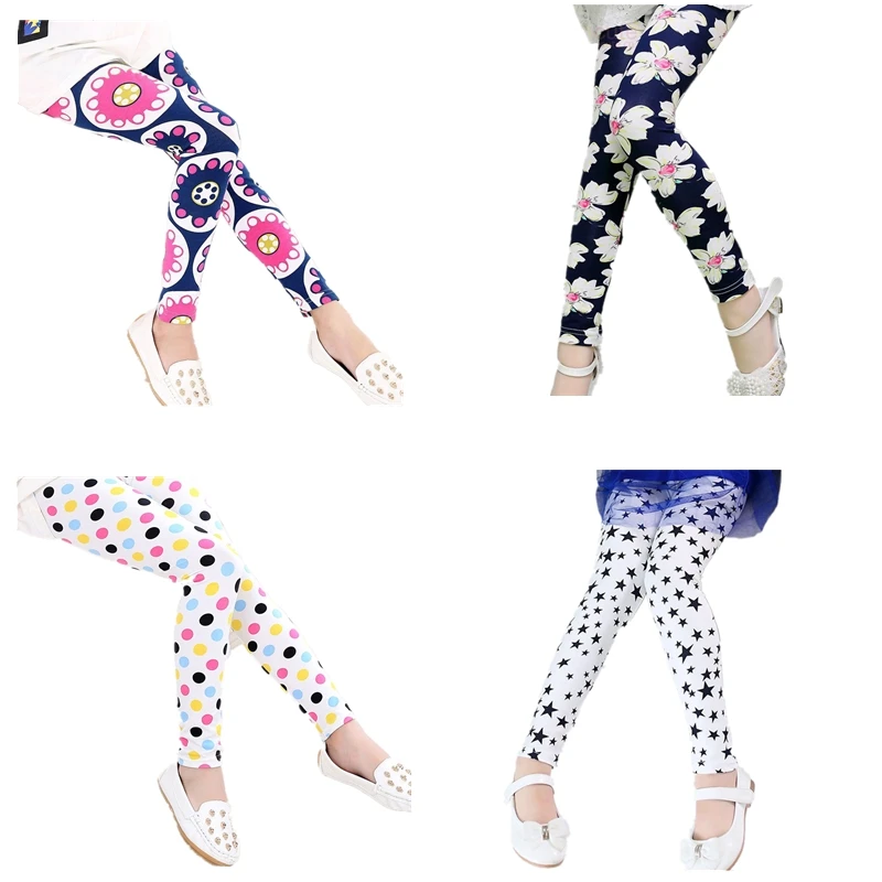 Эластичные колготки для девочек на осень и зиму принцесс одежда с принтом в виде