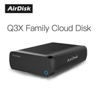 Мобильный сетевой жесткий диск Airdisk Q3X USB3.0 NAS Family Network Cloud Storage, удаленный мобильный жесткий диск 3,5 дюйма (не HDD)