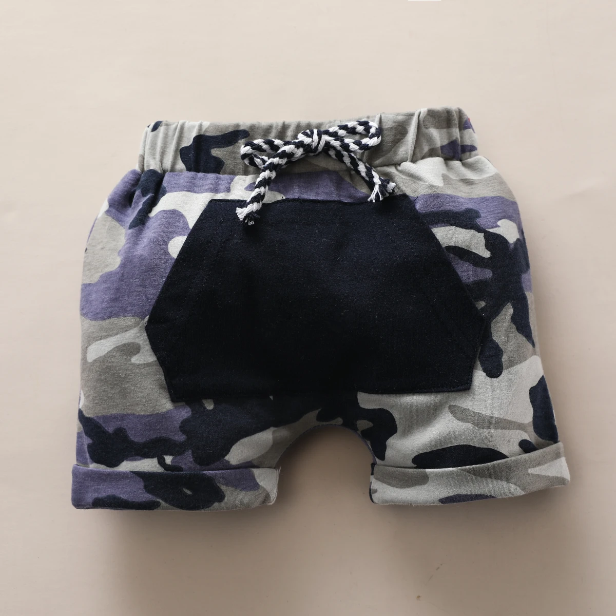 2020 летняя одежда для малышей От 6 месяцев до 4 лет камуфляжные шорты маленьких