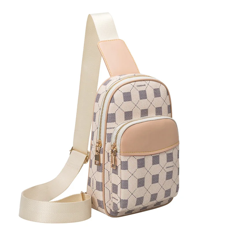 

Ladies street fashion brand small chest bag 2021 new summer fashion small shoulder bag casual outdoor sports small backpack