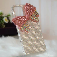 luxury bling diamond big bowknot flower chain case cover for samsung galaxy a1020304050708090 s a2131415171 funda