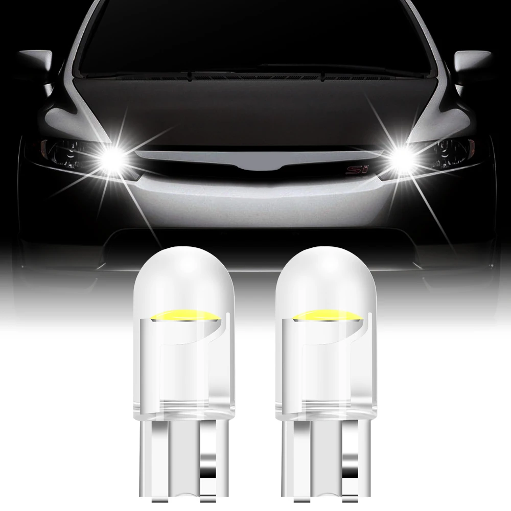 2x W5W 194 T10 Стекло Корпус Cob светодиодный автомобиль лампа автомобильный светильник