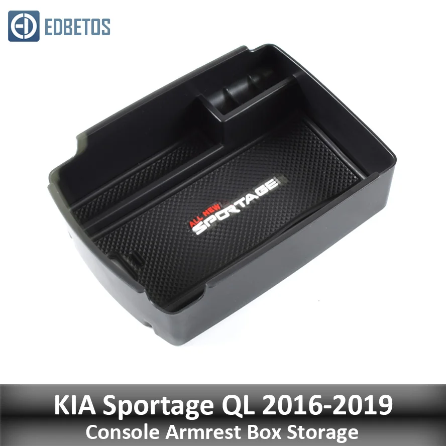Подлокотник вторичный бардачок для KIA Sportage KX5 QL AT LHD- центральная консоль Органайзер лоток-Sportage укладка аккуратный