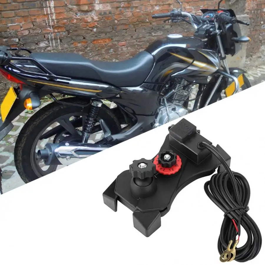 Motorcycle Phone GPS Navigator Bracket Nonslip Holder 12V USB Charger Universal Handle Base | Автомобили и мотоциклы