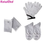 Электродные перчатки воздухопроницаемым волокном Электротерапия массажер с кабелем электрода машина для Десятки Электротерапия общественном физическом сознании мечинес