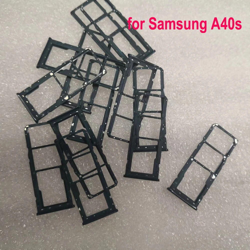 Адаптер-лоток для SIM-карты телефона Samsung Galaxy A40s A3050 оригинальный корпус новый