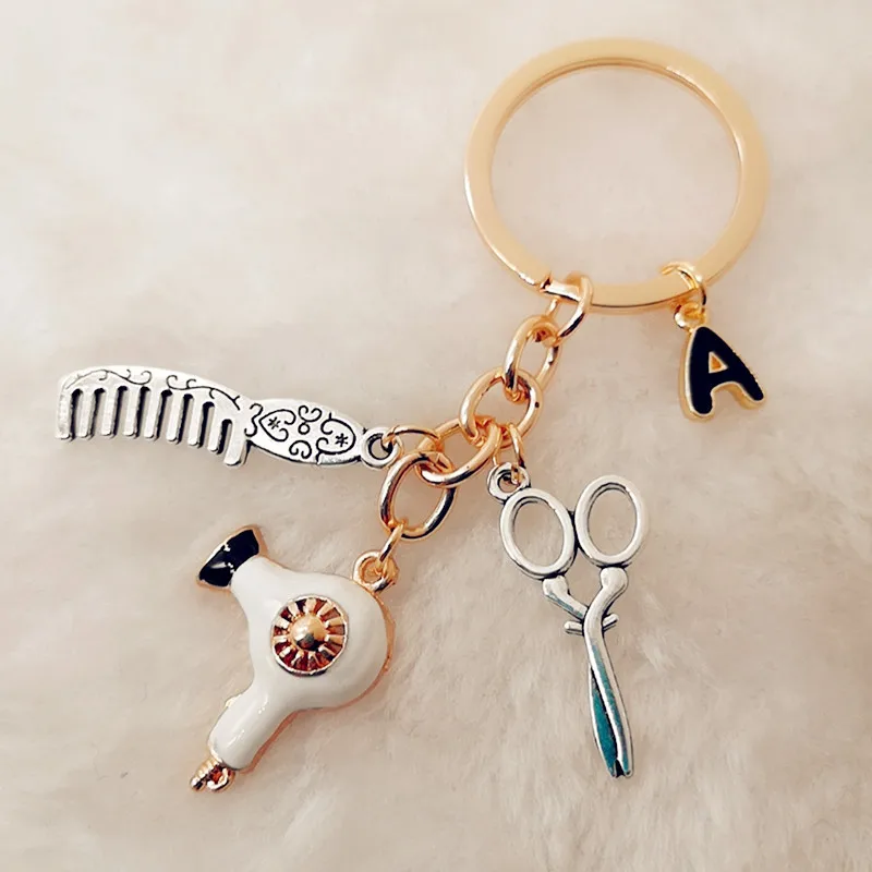 Незаменимые товары для парикмахера фен ножницы расческа декоративный брелок